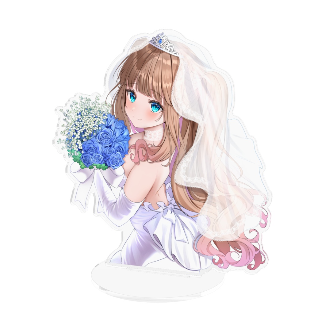Wedding♡最大サイズ120×150!!BIGな愛のアクリルスタンド【千愛ももこ2周年配信記念グッズ】12月31日(水)23:59まで限定販売！