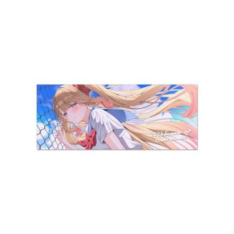【単品 フェイスタオル】84×34cm♡千愛ももこSUMMER2026限定グッズ♡9月13日(日)23:59まで限定販売!