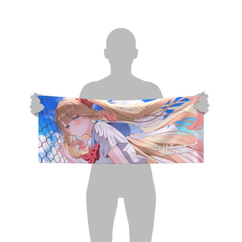 【単品 フェイスタオル】84×34cm♡千愛ももこSUMMER2026限定グッズ♡9月13日(日)23:59まで限定販売!