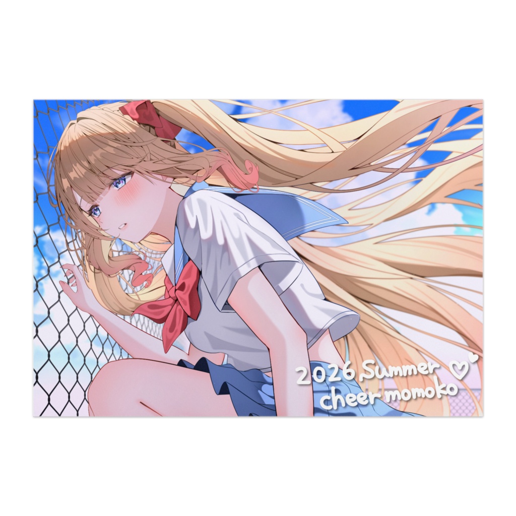 【単品 ミニポスター】A4サイズ♡千愛ももこSUMMER2026限定グッズ♡9月13日(日)23:59まで限定販売！