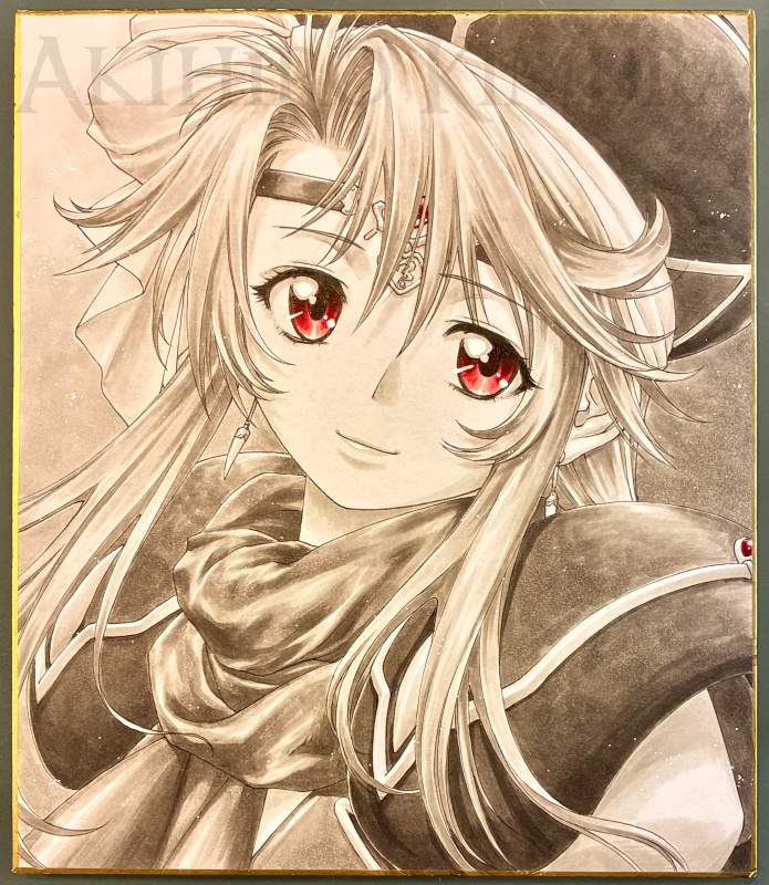 リクエスト式 描き下ろし色紙