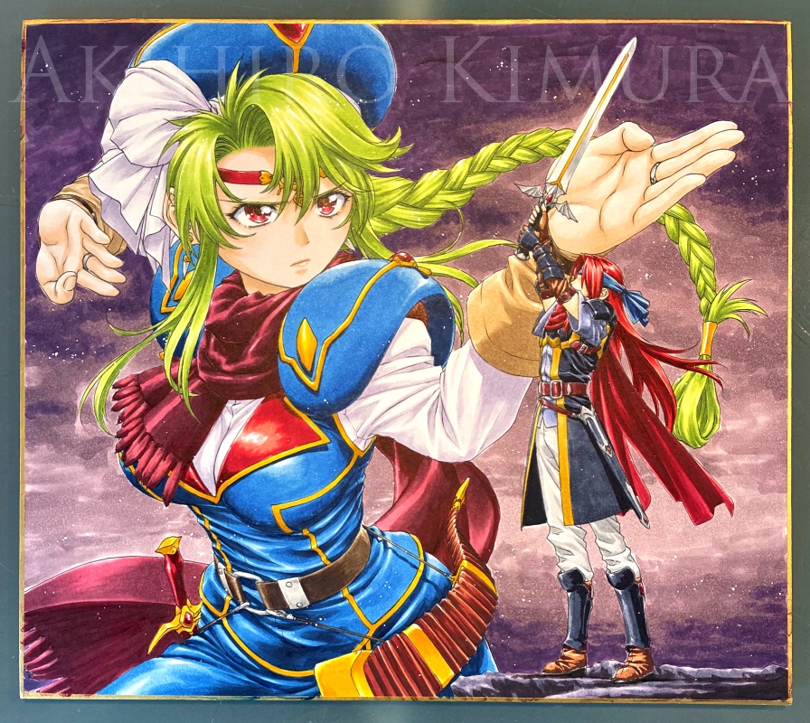 リクエスト式 描き下ろし色紙