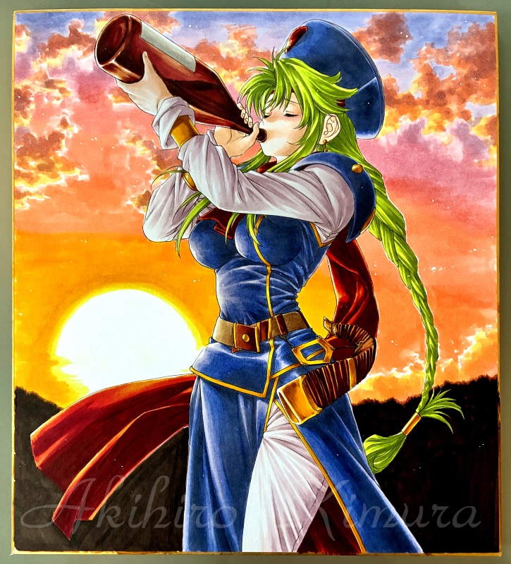 リクエスト式 描き下ろし色紙