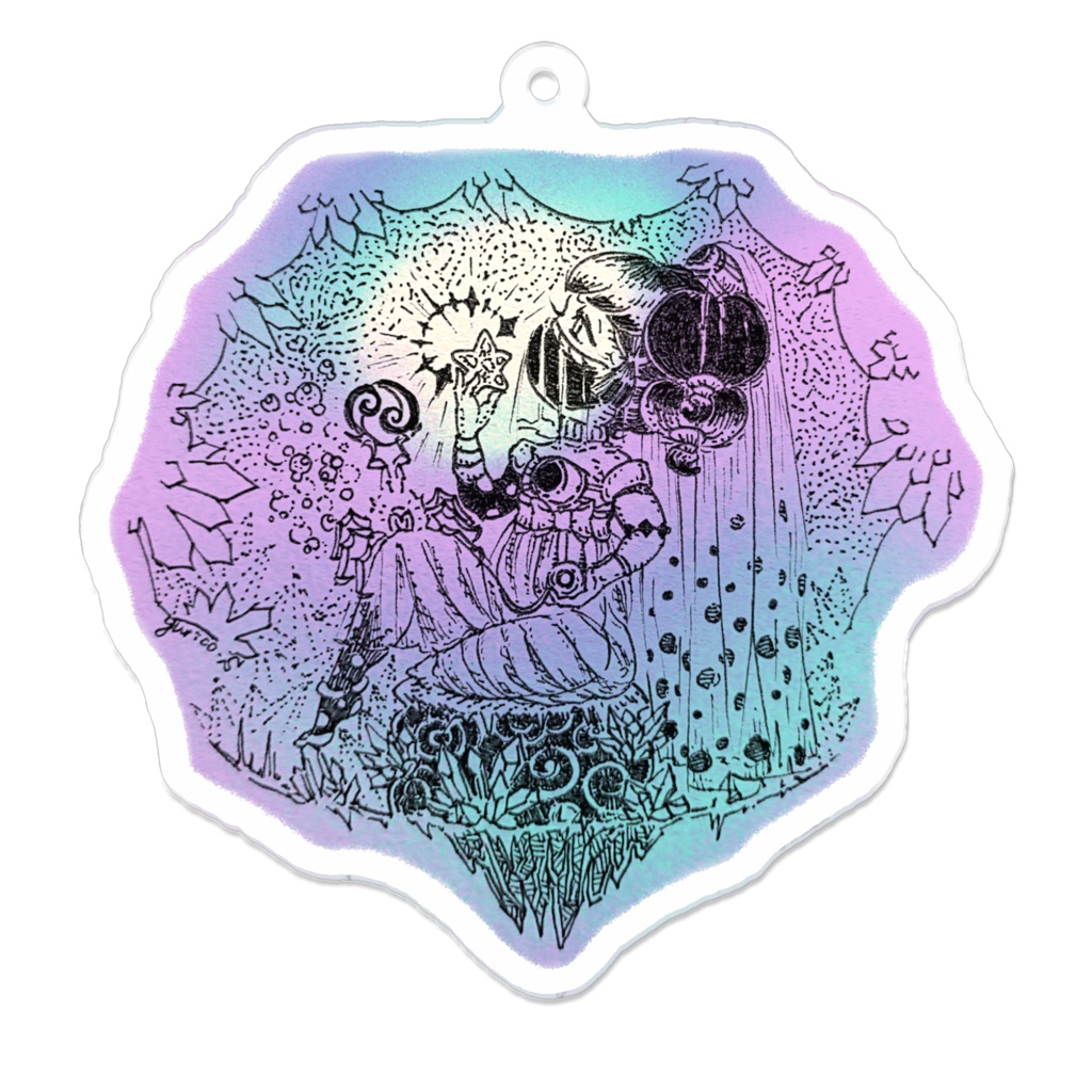 擬人化深海生物娘、カニさん(オオホモラ)。