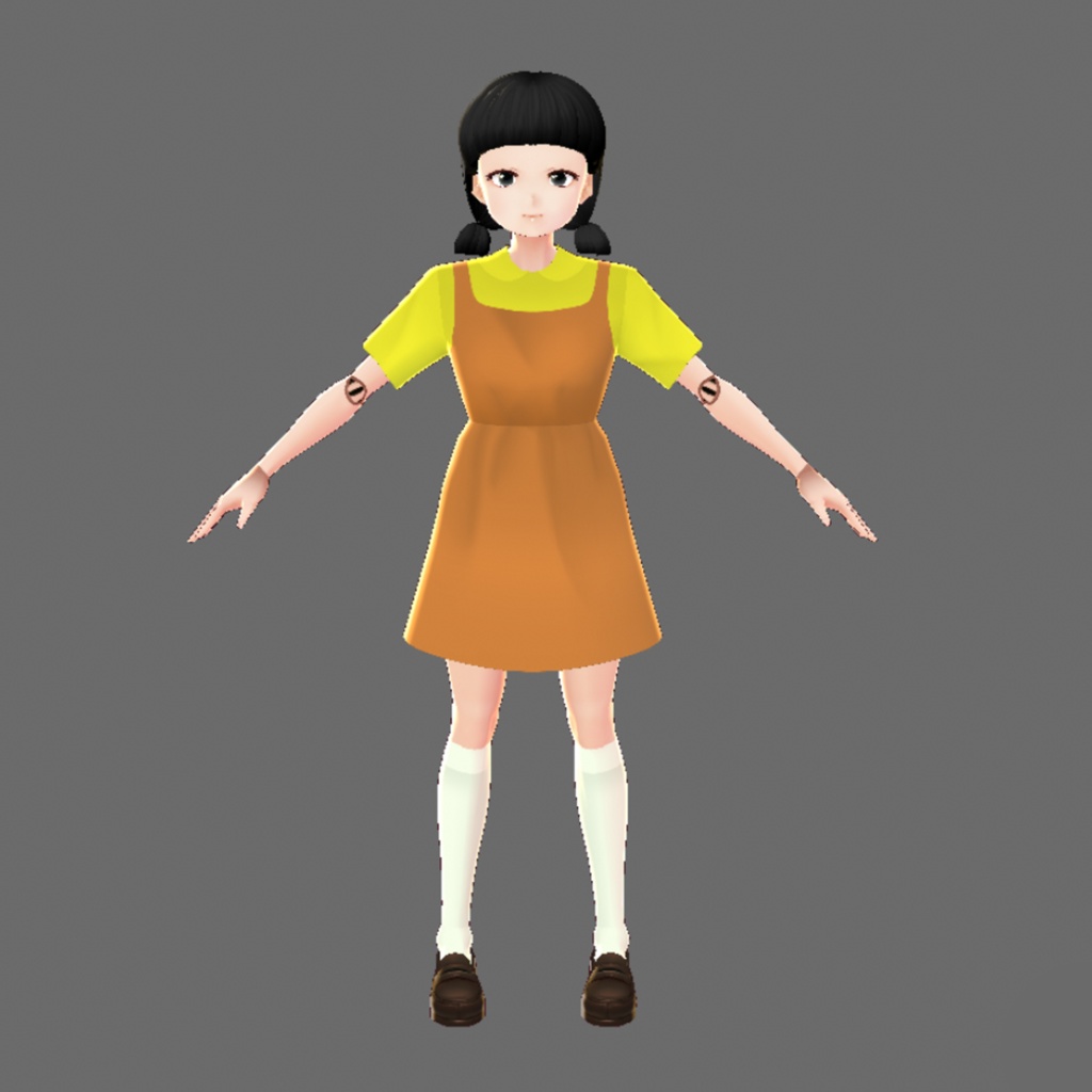 Squid Game Doll Vroid Model