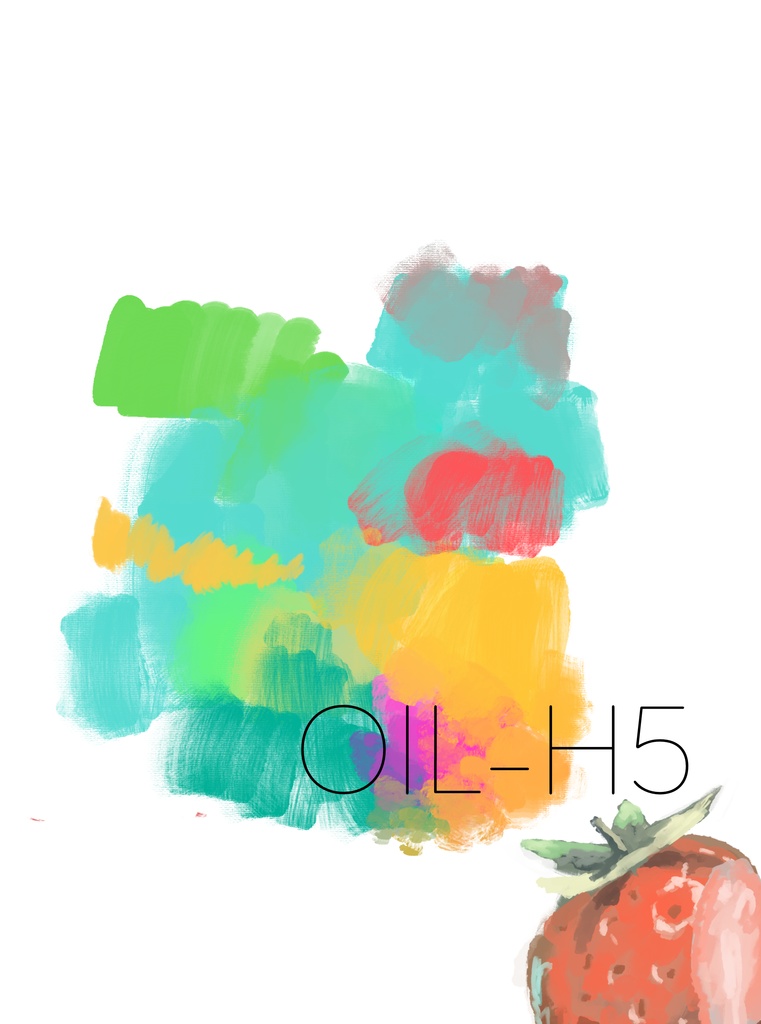 【CLIP STUDIO/油彩ブラシセット】 OIL-H5