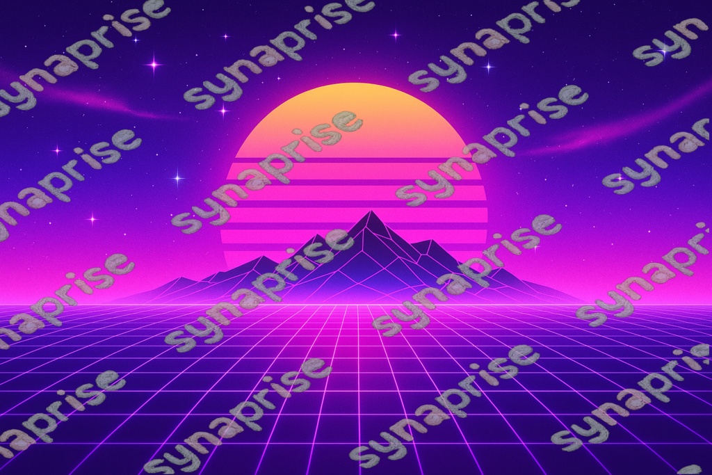 ▼【感謝祭価格】単品サイバーネオン背景<vapor>