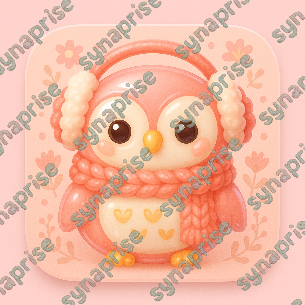 単品どうぶつ3D風デザインアイコン<ペンギン>