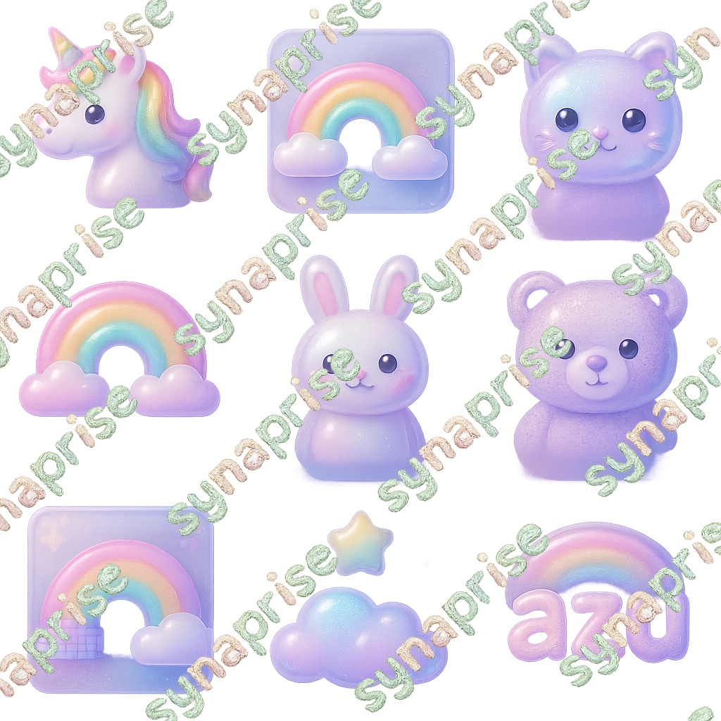 ゆめかわアイコン9種類セット