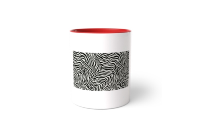 【NEW★】✨ゼブラ🦓柄マグカップblack/red※おまけ音源付き🎶