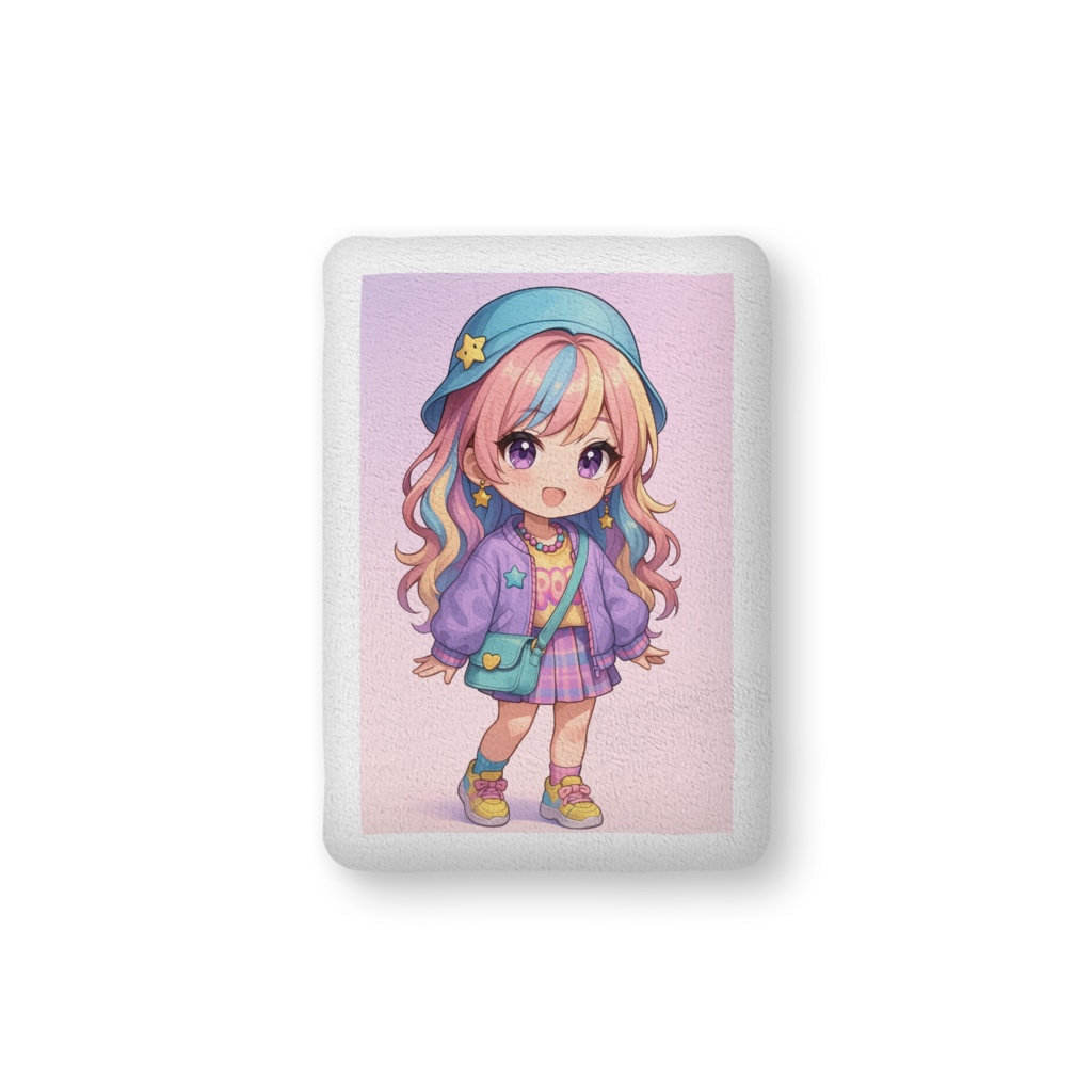 【NEW★】✨ちびキャラアイドル🎤私服ver.ふかふかクッション※おまけ音源付き🎶
