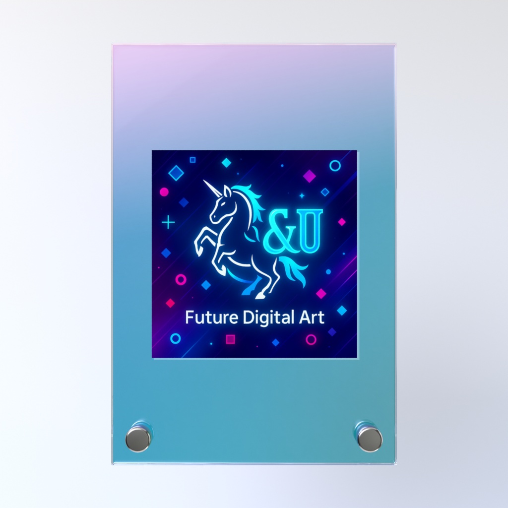 【NEW★】✨&U未来シリーズfuture sky アクリルフォトパネル 縦100 × 148mm