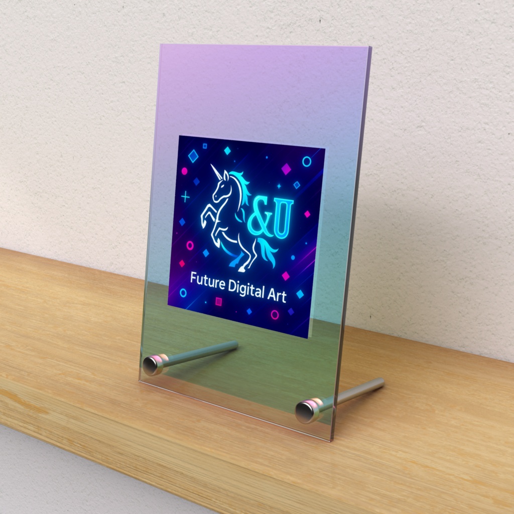 【NEW★】✨＆U未来シリーズfuture sky アクリルフォトパネル 縦100 × 148mm