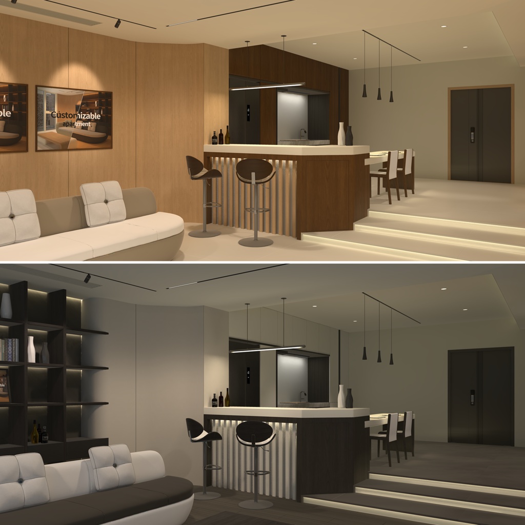 Customizable apartment