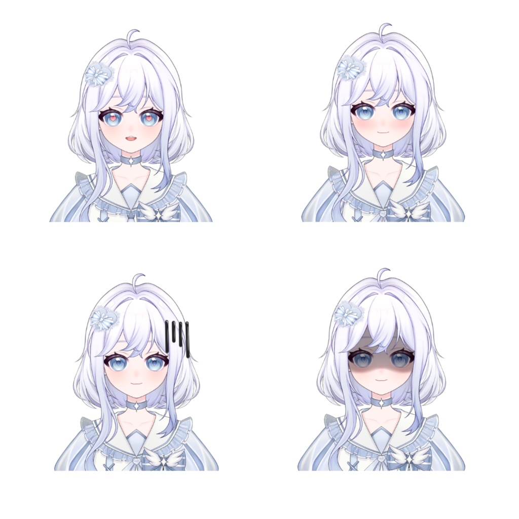 【VTS対応/汎用ボディ】Jellyfish Fairy 海月姬【Live2D Model】