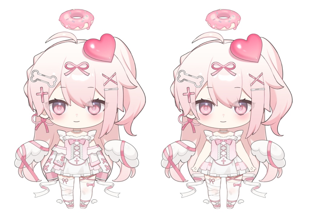 【VTS対応/汎用ボディ】DONUT ANGEL ドーナツ天使【Live2D Model】