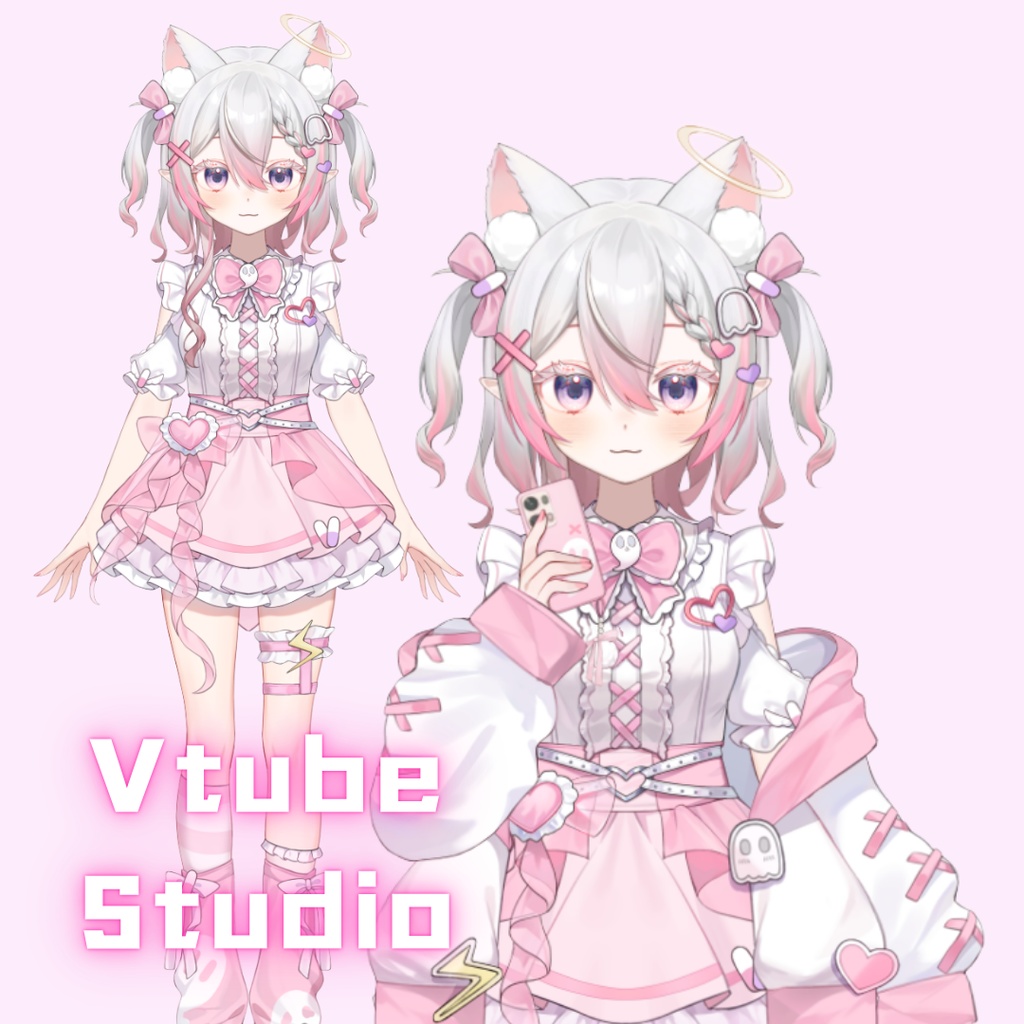 【限定一点】 Pinky Neko 【VTS対応】