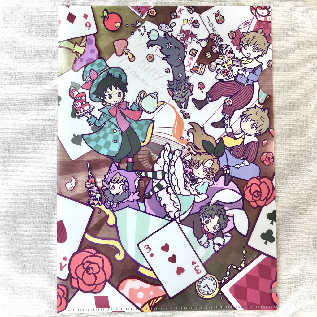 アリスパロ五年伊のA4クリアファイル