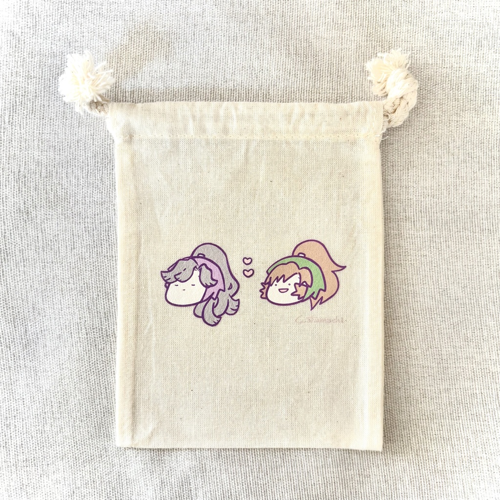 コットンミニ巾着/綾伊