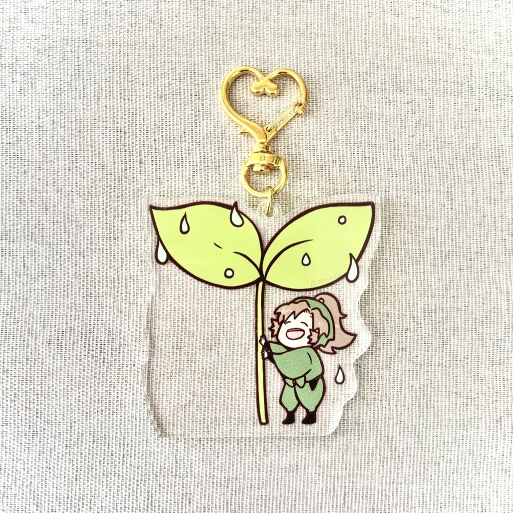 伊作と相合傘アクキー💖※説明文お読み下さい！