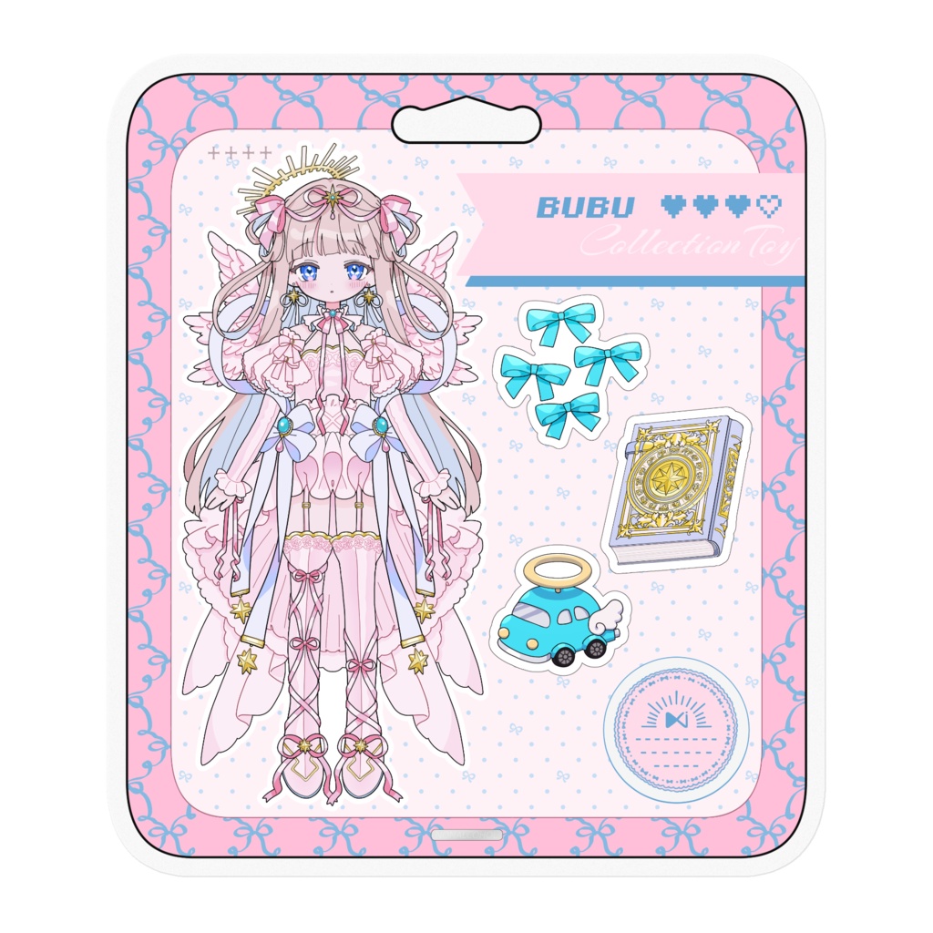 BUBUドール風ステッカー