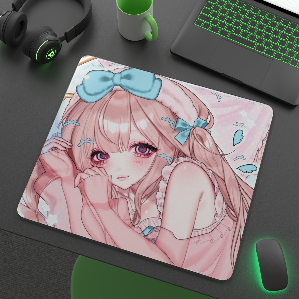 BUBU3周年ガラスマウスパッド