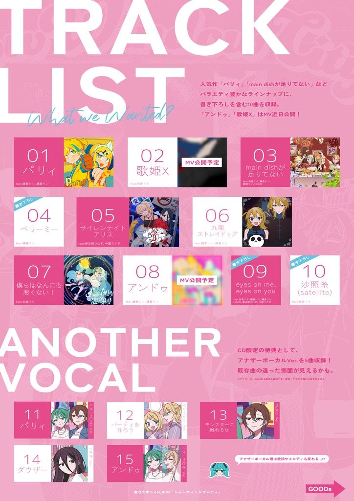 3rd Album - ショーウィンドウシティ