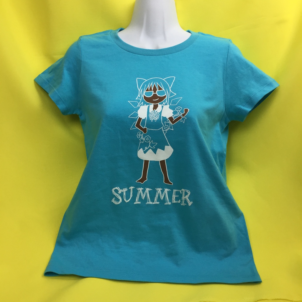 東方デザインTシャツチルノ