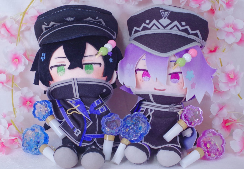 ぬいが手に持てる!光るペンライト(桜)