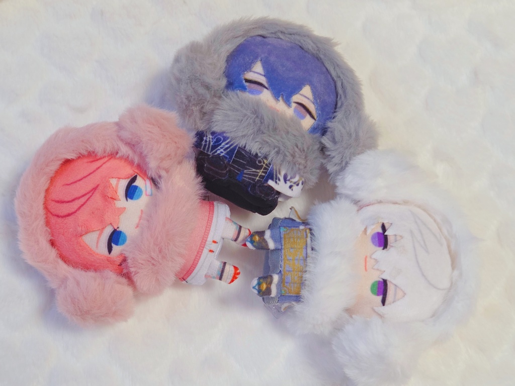 にじぱぺ用 マフラー+イヤマフ