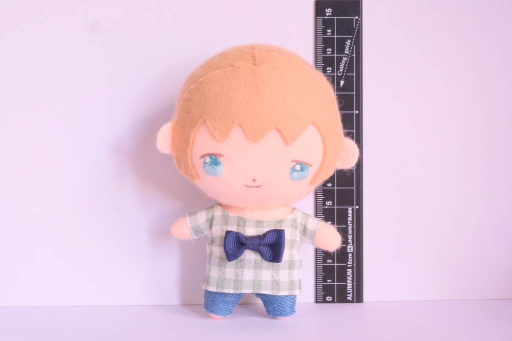 ぬいぐるみ用のねこ耳帽子