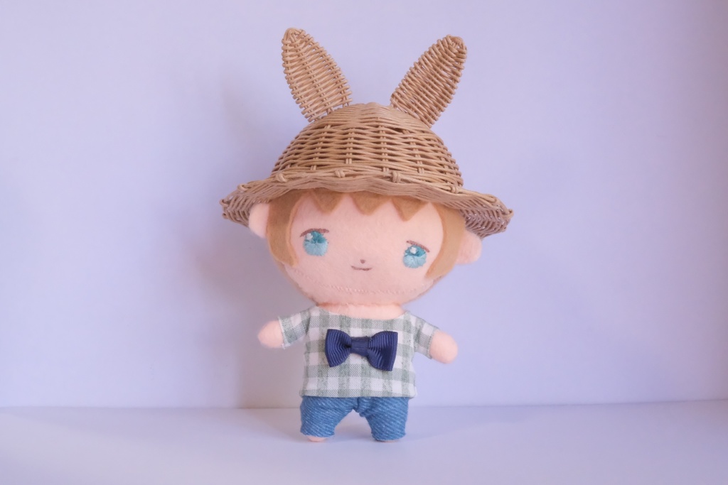 ぬいぐるみ用 うさ耳帽子 クラフト