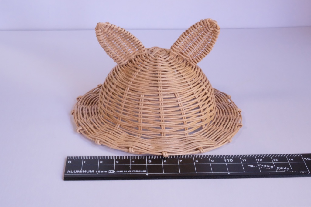 ぬいぐるみ用 うさ耳帽子 クラフト