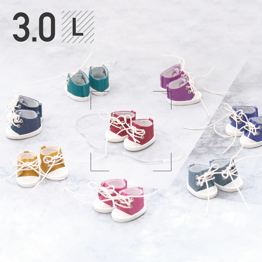 [10-12cmぬい]クラフトスニーカーL (3.0cm)