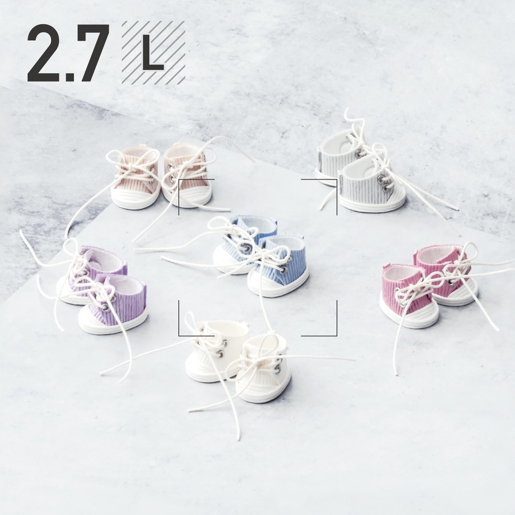 [8-10cmぬい]クラフトスニーカーL (2.7cm)
