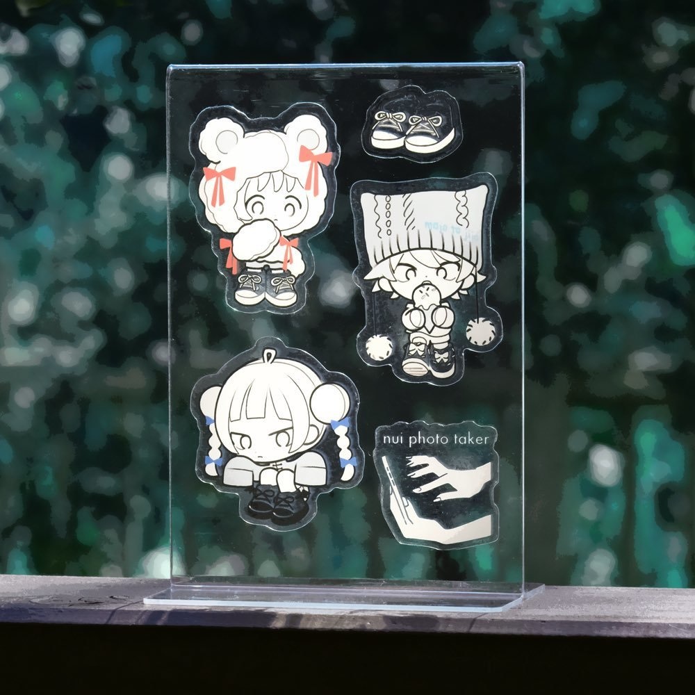 ぬいクリアステッカー