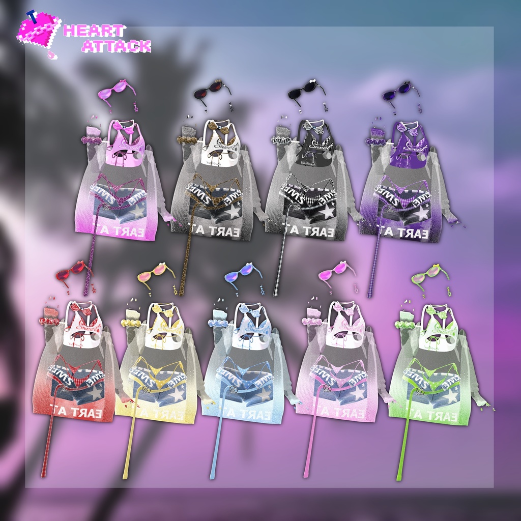 💗水着SweetDarling💗ガラケーギミック付き!【14アバター対応】