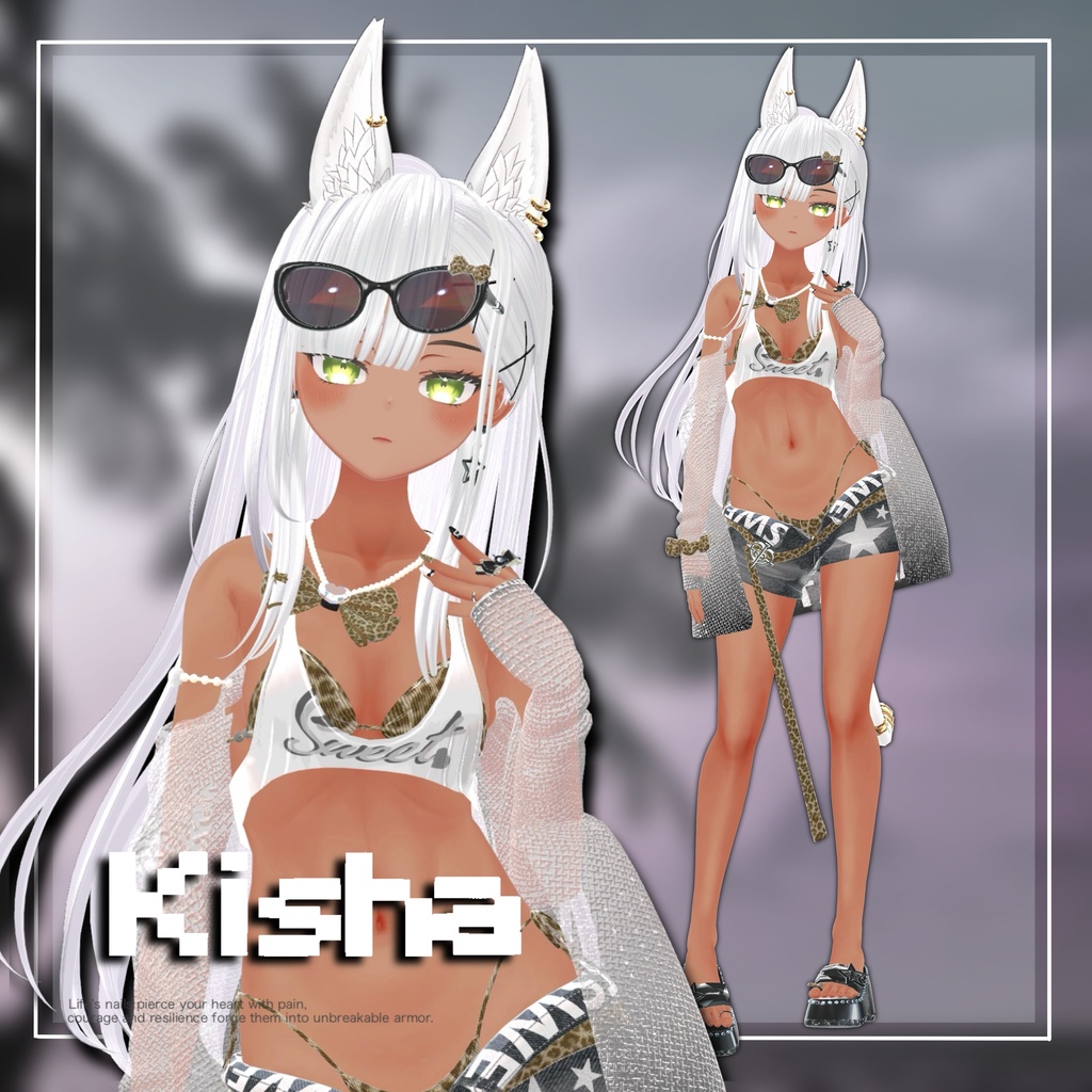 💗水着SweetDarling💗ガラケーギミック付き!【14アバター対応】