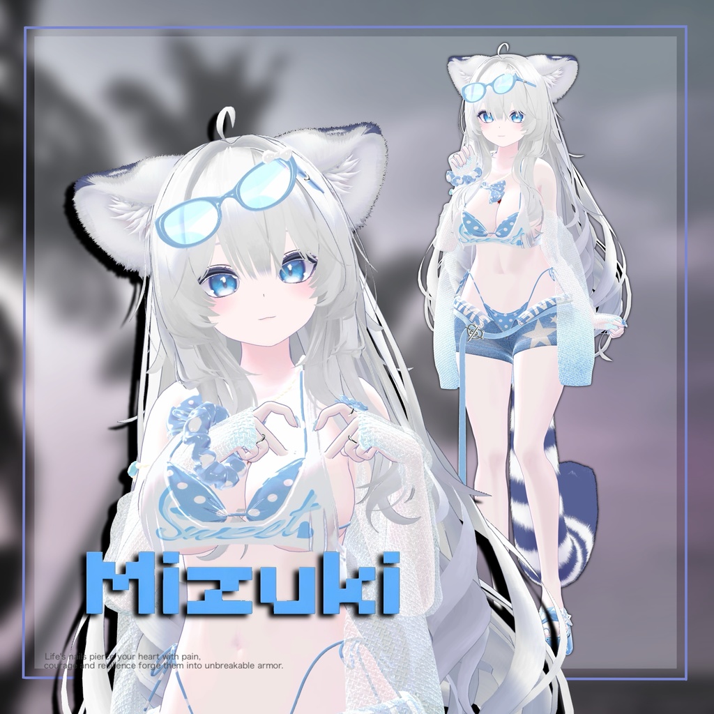 💗水着SweetDarling💗ガラケーギミック付き!【14アバター対応】