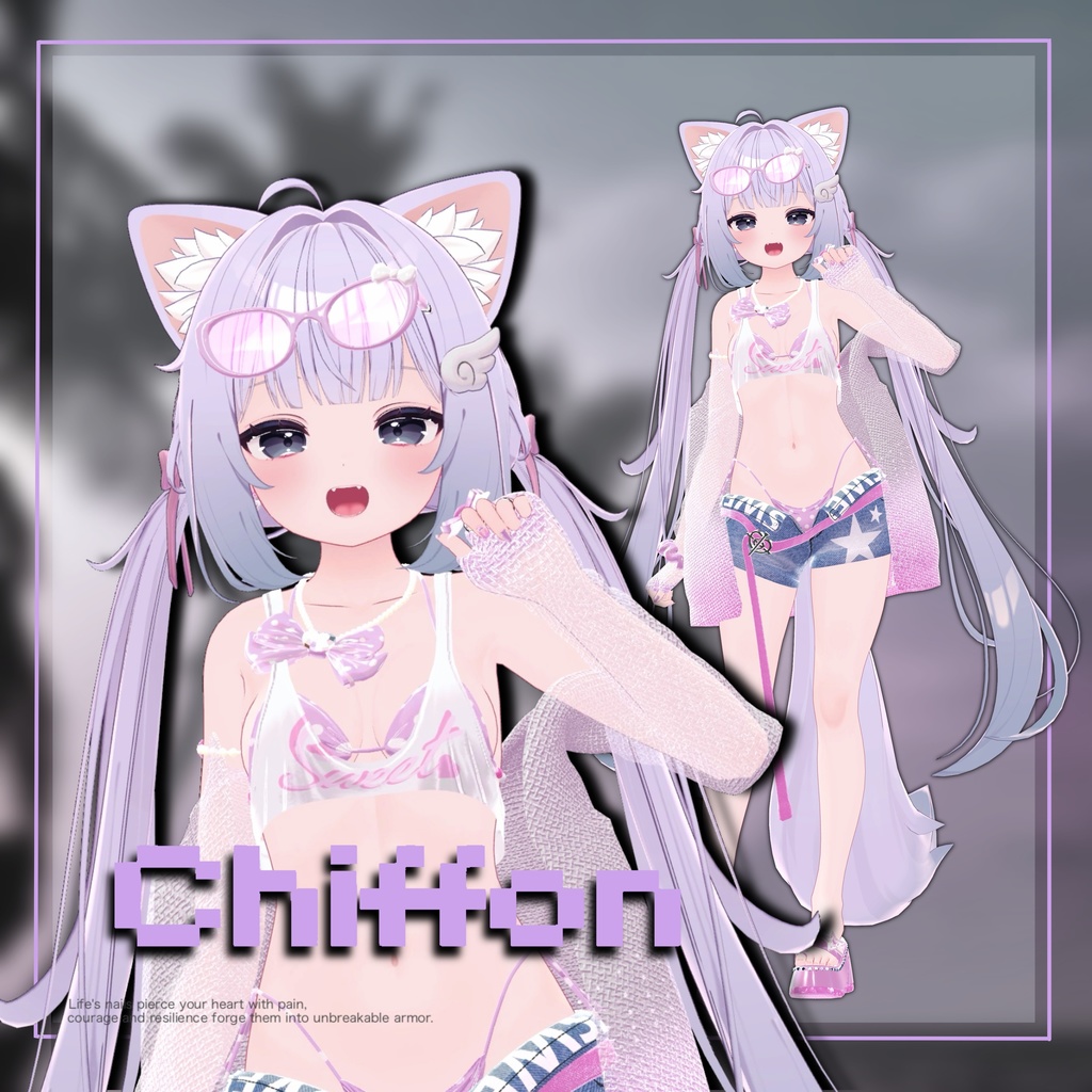 💗水着SweetDarling💗ガラケーギミック付き!【14アバター対応】