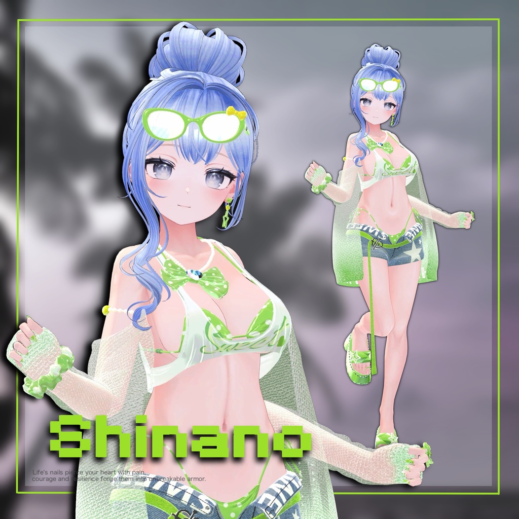 💗水着SweetDarling💗ガラケーギミック付き!【14アバター対応】