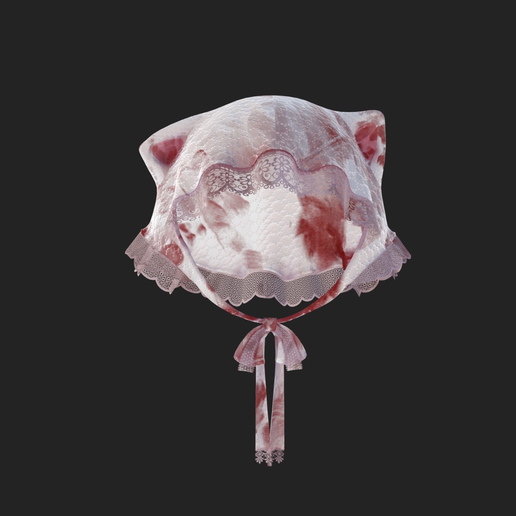 【無料】500 Followers Gift「LaceNekoHat」