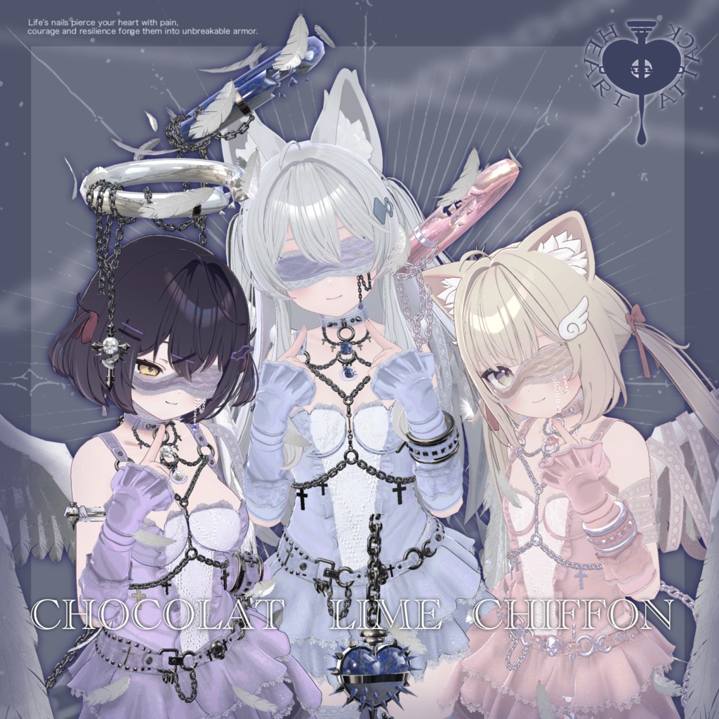 『枷シリーズ』⛓ Guilty Angel ⛓【13アバター対応】