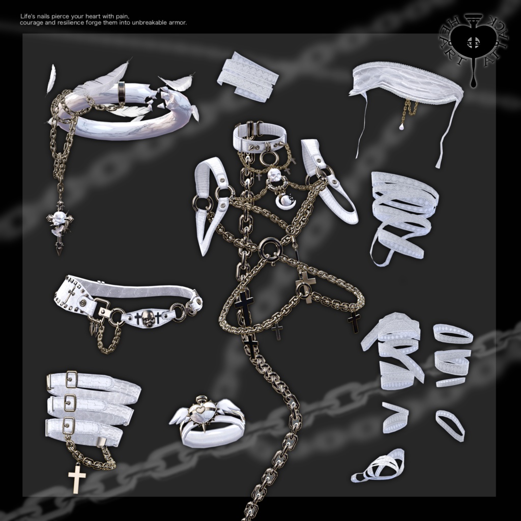 『枷シリーズ』⛓ Guilty Angel ⛓【13アバター対応】