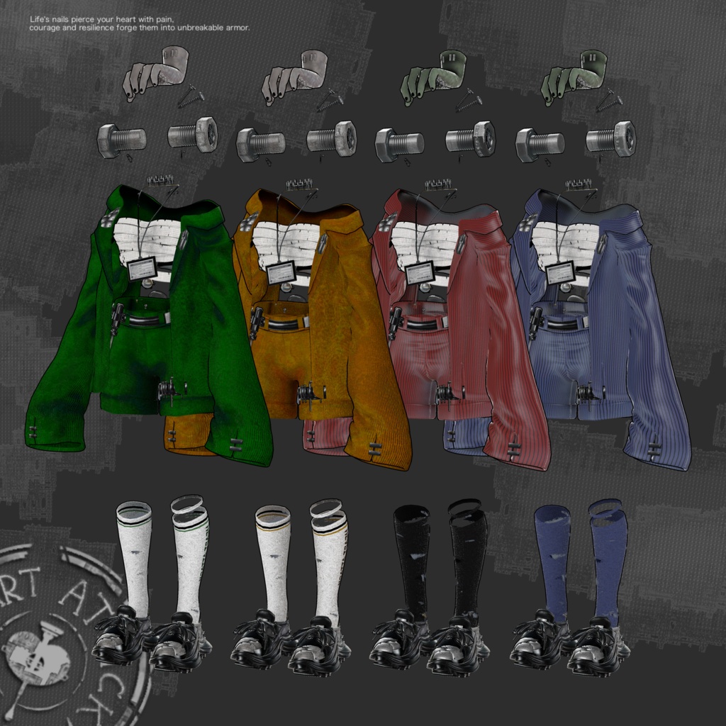 ハロウィン⚙️MetalFreak⚙️ギミック付きハロウィン衣装!【11アバター対応】