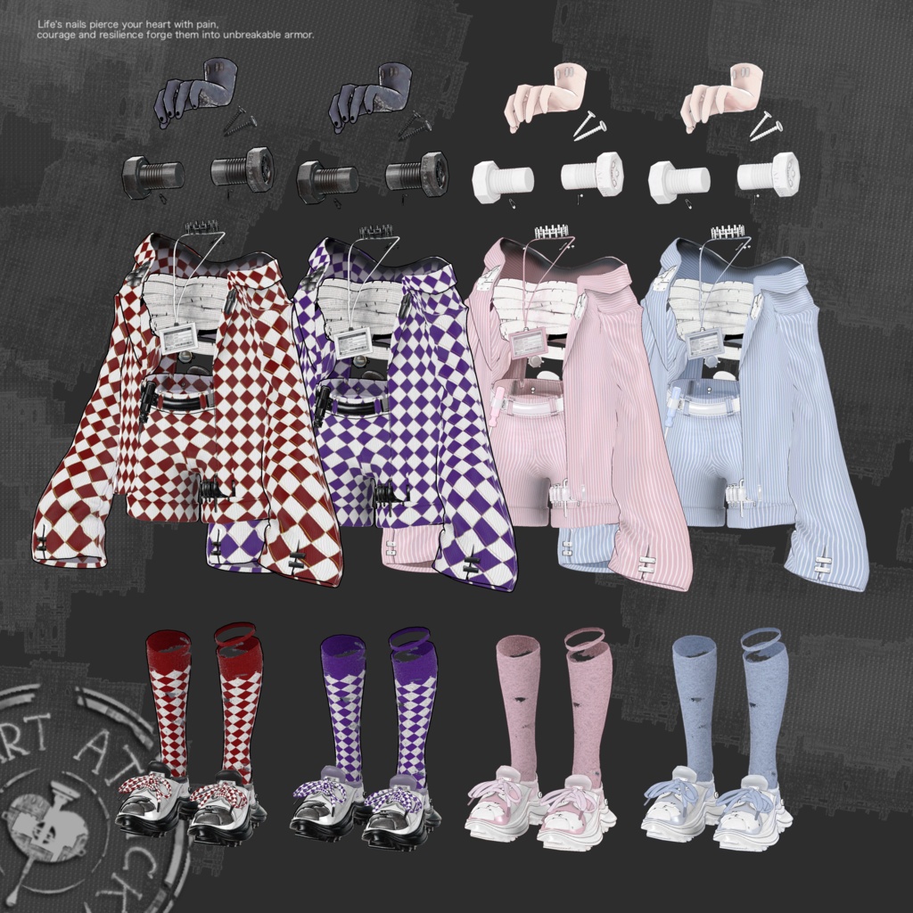 ハロウィン⚙️MetalFreak⚙️ギミック付きハロウィン衣装!【11アバター対応】