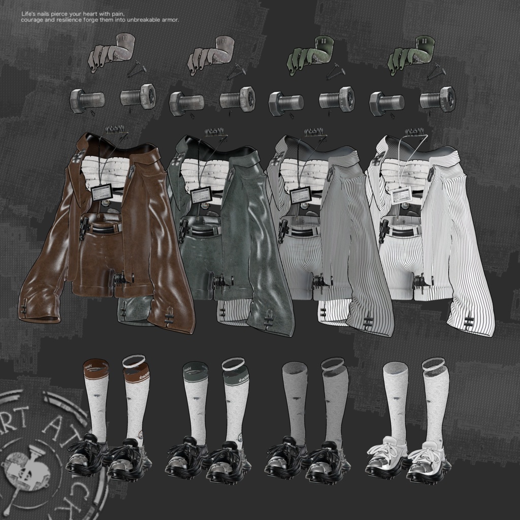 ハロウィン⚙️MetalFreak⚙️ギミック付きハロウィン衣装!【11アバター対応】