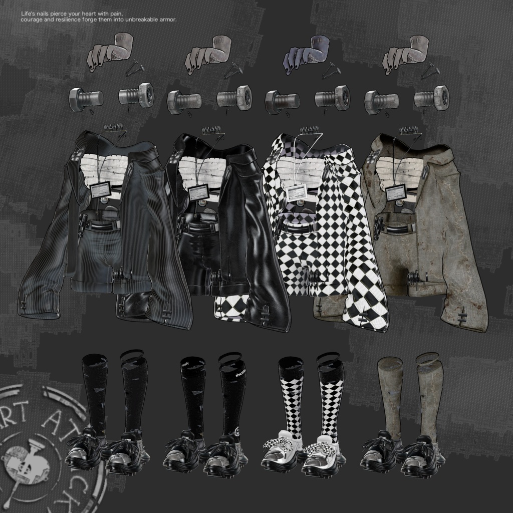 ハロウィン⚙️MetalFreak⚙️ギミック付きハロウィン衣装!【11アバター対応】