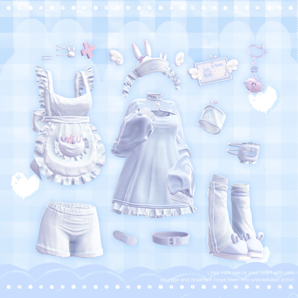 🐰HealingUsagi(Remake)🐰ギミック付き【11アバター対応】