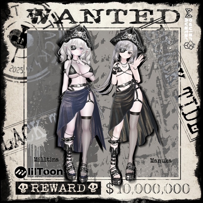 🏴☠️Black Tide🏴☠️パイレーツ水着【8アバター対応】